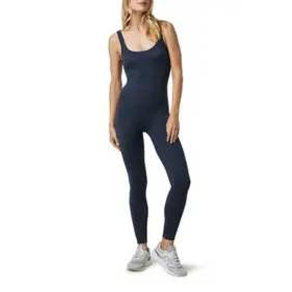 Vuori Halo Essential Jumpsuit One piece workout built in bra soft cozy tank